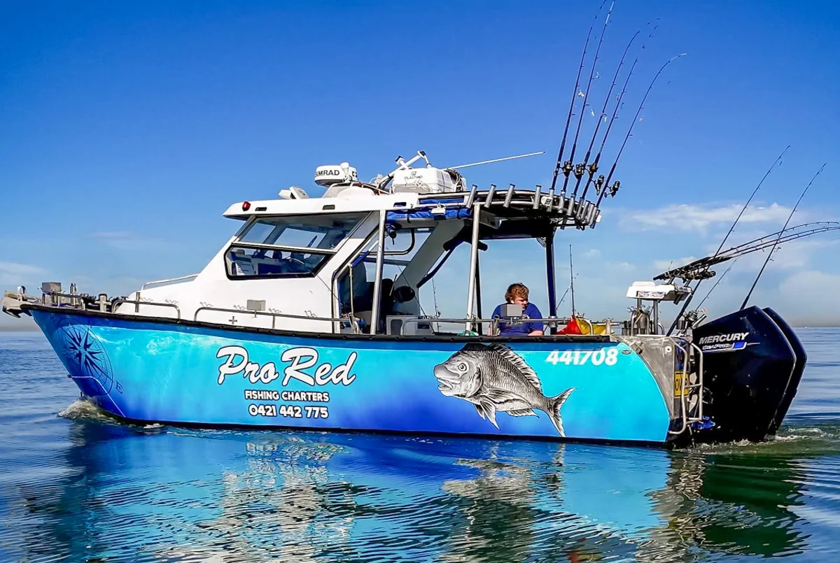 The Vessel - Pro Red Fishing Charters Melbourne